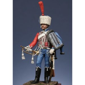 Trompette du 1er rgt. de hussards 1806 compagnie d'élite