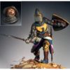 Central Italian Knight with axe. 1290-1300
