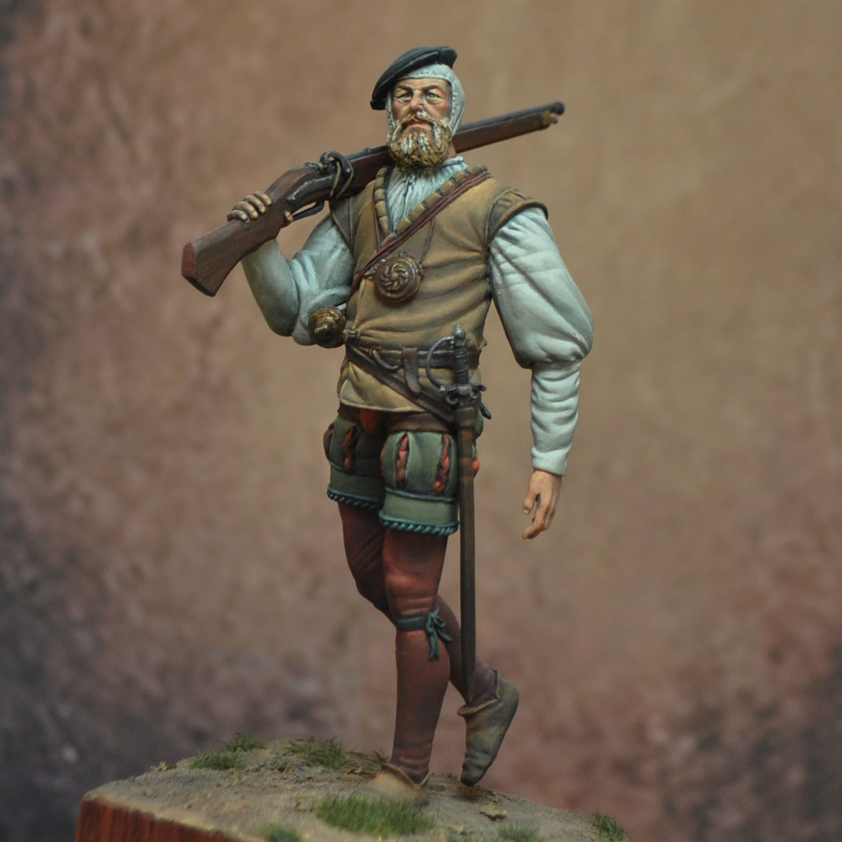 Spanish Arquebusier Pavia 1525 Art Girona Spanish Arquebusier Pavia 1525 Art Girona