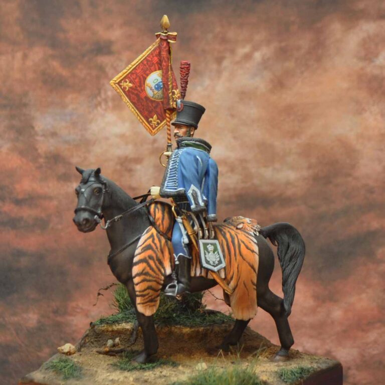 Spanish Bearer Hussars Regiment, 1808 Art Girona