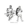 Frankish Warrior and Roman Auxiliary, circa 270AD