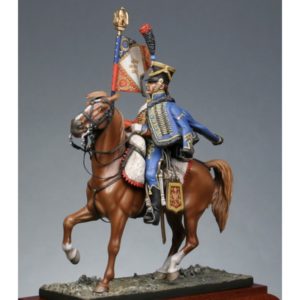 Standard bearer of 9e regt. hussar 1809