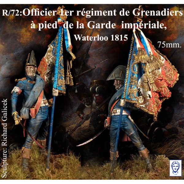 Soldat 54 Mm – Grenadiers De La Garde Française – Figurine Étain Peinte Main