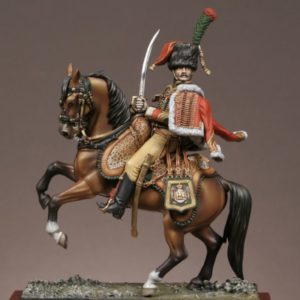 Officer of mounted chasseur of the guard