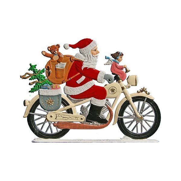 St. Nicholas in the motorcycle