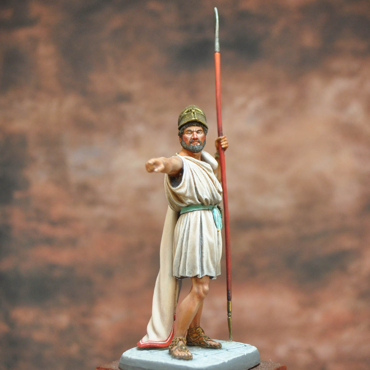 General of Athens figure Tin soldier 495-429 BC 54 mm Pericles Strategos 