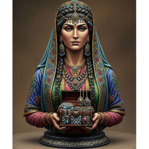 Atossa, Achaemenid Empress. Daughter of Cyrus 'the Great' and wife of Xerxes 'the Great'