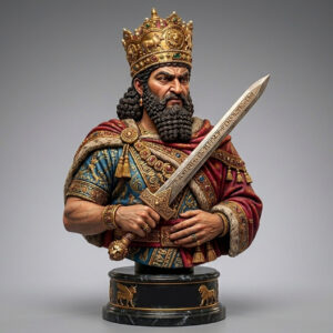 Nebuchadnezzar II 'the Great', king of the Neo-Babylonian Empire, 642 - 562BC